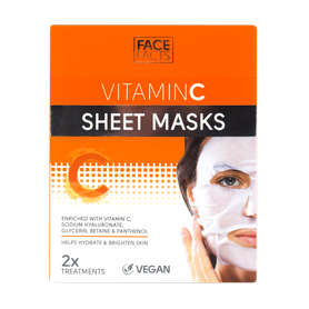 FACE FACTS Textilní pleťová maska Vitamin C 2 ks