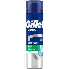 GILLETTE Gel na holení Soothing Sensitive s Aloe 200 ml