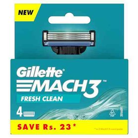 GILLETTE Mach3 Náhradní hlavice 4 ks