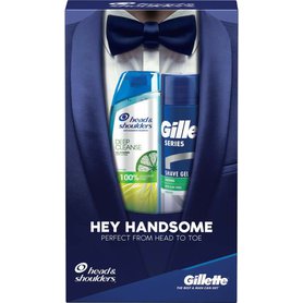 HEAD & SHOULDERS a GILLETTE Dárkový set Hey handsome 2 ks