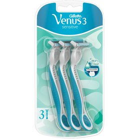 GILLETTE Venus 3 Dámské holicí strojky Sensitive 3 ks