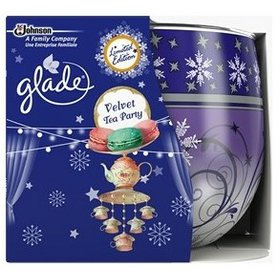 GLADE svíčka ve skle Velvet tea party 120 g