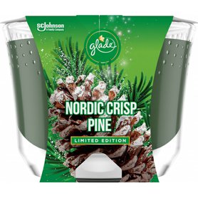 GLADE Svíčka ve skle Nordic Crisp Pine 224 g