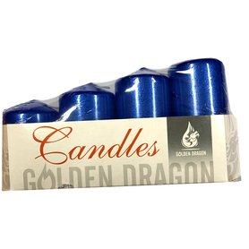 GOLDEN DRAGON Adventní svíčky schody Modré 4 ks