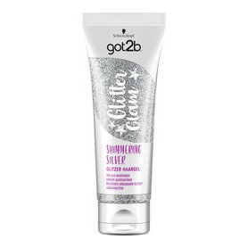 GOT2B Třpytivý gel na vlasy Glitter glam - stříbrný 50 ml