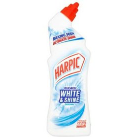 HARPIC Čístící prostředek na wc White & Shine - Bleach 750 ml