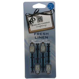 ENGLISH CANDLE Vent Stick osvěžovač - vonné kolíčky do auta Fresh Linen