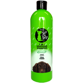 DR J'S Just 4 Dogs Uklidňující šampon a kondicionér pro psy 2v1 s Tea Tree 500 ml