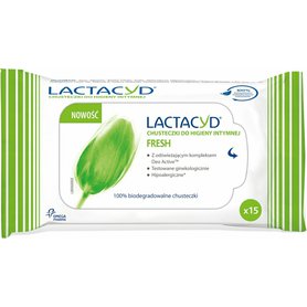 LACTACYD Intimní vlhčené ubrousky Fresh 15 ks