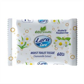LARA Care Vlhčený toaletní papír heřmánek 60 ks
