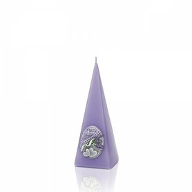 BARTEK CANDLES svíčka Pyramida 70x240 mm Lavender Kiss - Fialová