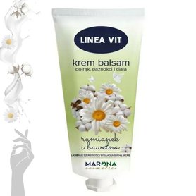 LINEA VIT Krémový balzám na ruce Heřmánek a bavlna 100 ml