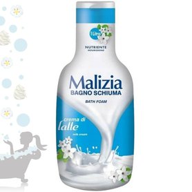 MALIZIA Krémová koupelová a sprchová pěna Milk cream 1l