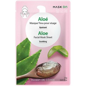 MASK ON Textilní pleťová maska Aloe 23g