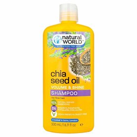NATURAL WORLD Šampon s olejem z chia semínek 500 ml