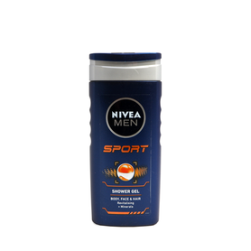 NIVEA Pánský sprchový gel a šampón Sport 250 ml