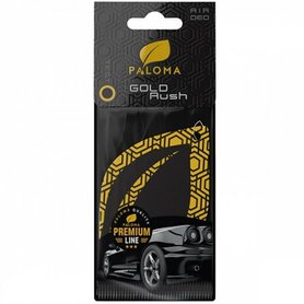 PALOMA Premium line Papírová vůně do auta Gold Rush