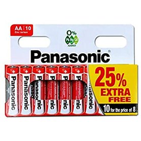 PANASONIC Baterie AA 1,5V 10 ks