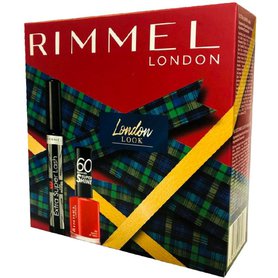 RIMMEL London look Dárkový set - řasenka Extra super lash a lak na nehty Super shine