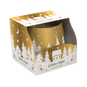 SANTO svíčka ve skle Golden Night 100 g