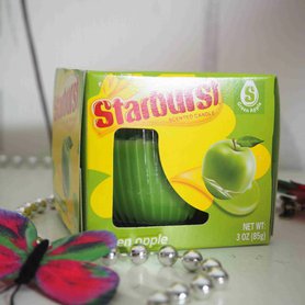 STARBURST svíčka ve skle Green Apple 85 g