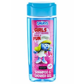 SENCE Šampon a sprchový gel Šmoulové - růžový 210 ml