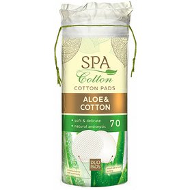 SPA Cotton Odličovací tamponky - Aloe + bavlna 70 ks