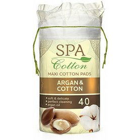 SPA Cotton Odličovací tamponky - Argan + bavlna 40 ks