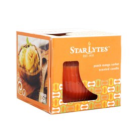 STARLYTES svíčka ve skle Peach Mango Sorbet 85 g