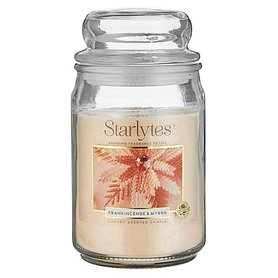 STARLYTES Velká svíčka ve skle Frankincense & Myrrh 454g