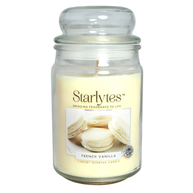 STARLYTES Velká svíčka ve skle French Vanilla 454g