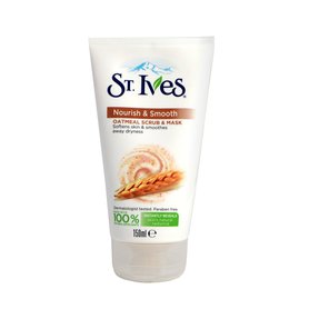 ST. IVES Nourish & Smooth obličejový peeling a maska s ovesnou kaší 150 ml