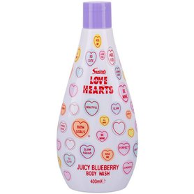SWIZZELS Love Hearts Sprchový gel Juicy Blueberry 400 ml