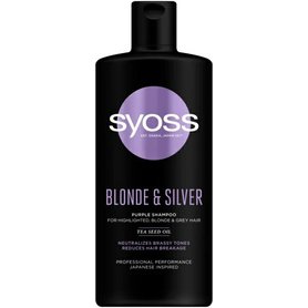 SYOSS Fialový šampon pro blond a zesvětlené vlasy Blonde & Silver 440 ml