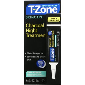 T-ZONE Charcoal noční sérum na čištění pleti s aktivním uhlím 8 ml