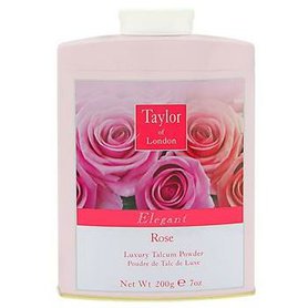 TAYLOR of London Tělový pudr Elegant Rose 200g