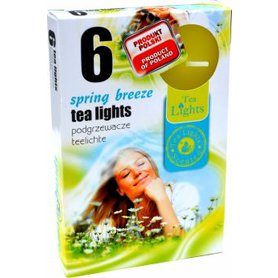 TEA LIGHTS vonné čajové svíčky Spring Breeze 6 ks