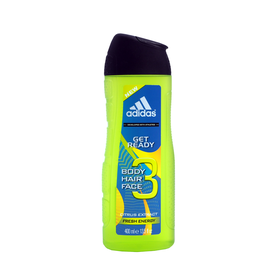 ADIDAS Pánský sprchový gel a šampón Get Ready 400 ml