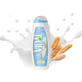 VIDAL Sprchový gel Milk & Cream 250 ml
