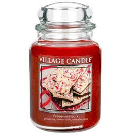 VILLAGE CANDLE svíčka ve skle Peppermint Bark - 623 g