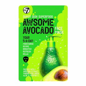 W7 Pleťová maska Awsome Avocado 18g