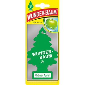 WUNDER-BAUM Papírová vůně do auta - stromeček Grüner Apfel