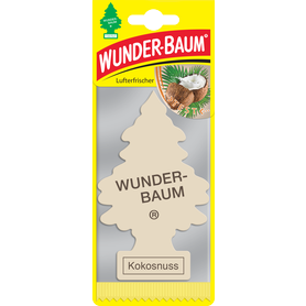 WUNDER-BAUM Papírová vůně do auta - stromeček Kokosnuss