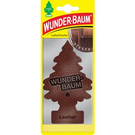 WUNDER-BAUM Papírová vůně do auta - stromeček Leather