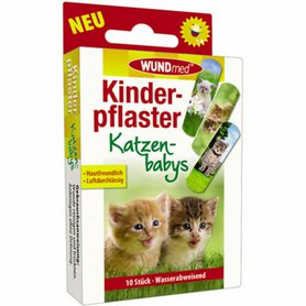 WUNDMED Dětské náplasti Koťata 10 ks
