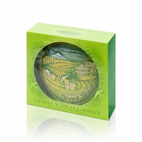 BARTEK CANDLES svíčka Disk 130 mm Aromatic Green Tea