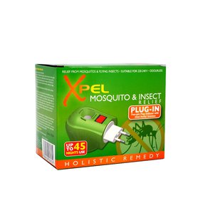 XPEL Elektrický odpuzovač Mosquito & Insect reliéf Plug-in 45 nocí