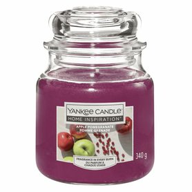 YANKEE CANDLE Střední svíčka ve skle Apple & Pomegranate 340 g