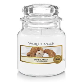 YANKEE CANDLE Mini svíčka ve skle Soft blanket 104 g