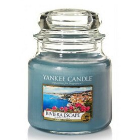 YANKEE CANDLE Střední svíčka ve skle Riviera Escape 411 g